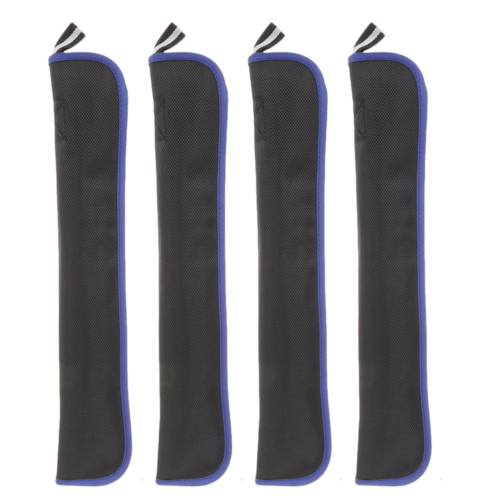 Musical Instrument Band - 4 ชิ้นกระเป๋าใส่เครื่องบันทึกเสียงสีดำอ็อกซ์ฟอร์ดกระเป๋ากันน้ำแบบพกพาสำหรับเครื่องบันทึกเสียงโซปราโนเครื่องดนตรีจัดเก็บวงดนตรี