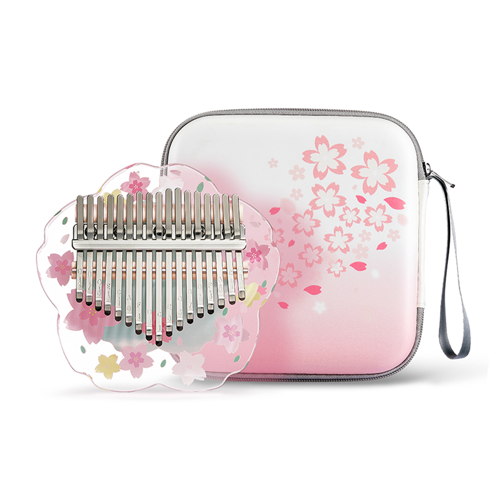 Musical Instrument Names - Hluru Kalimba 21คีย์, เครื่องดนตรีอะคริลิค17คีย์พร้อมเคสแท่นคริสตัลใส