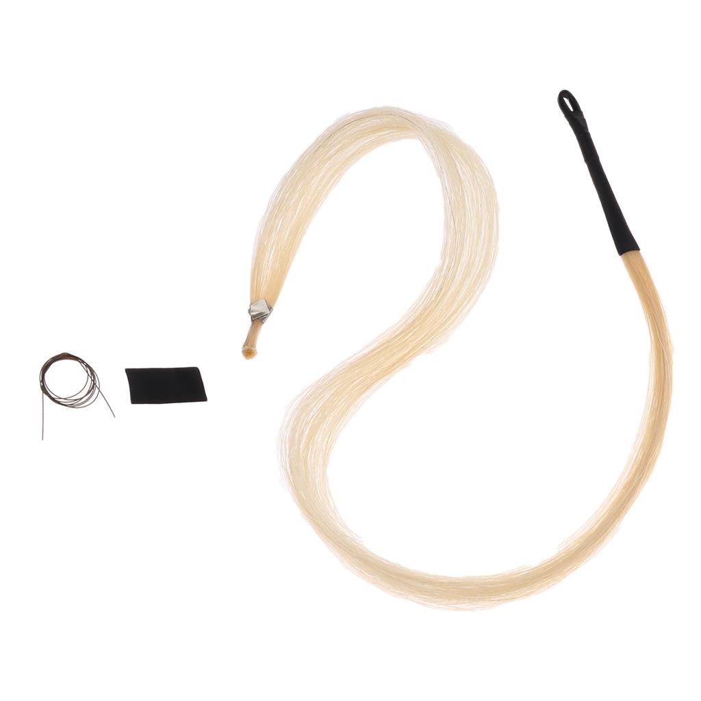 Musical Instrument Cello - ผมหางม้าแท้ของชาวมองโกลเครื่องมือทางดนตรีชิ้นส่วนผมม้า erhu สำหรับไวโอลินวิโอลาเชลโลและคันชัก erhu