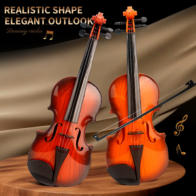 Musical Instrument Names - อะคูสติกไวโอลินของเล่นปรับสตริงจําลองเครื่องดนตรีฝึกของเล่นสําหรับเด็กของขวัญวันเกิดเด็ก