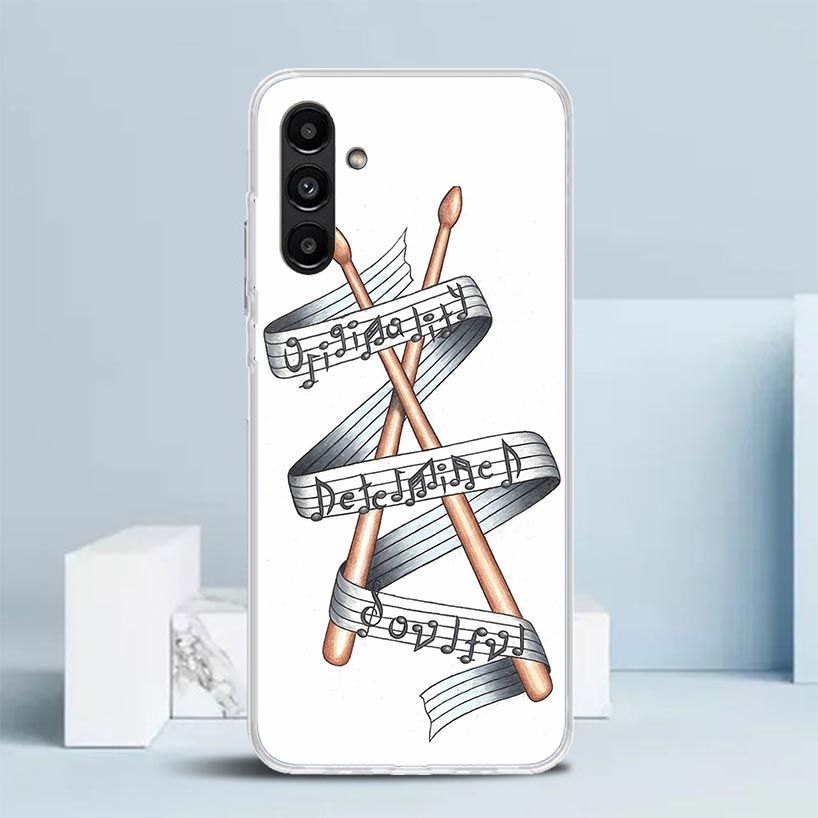 เครื่องดนตรีกลองร็อคเคสโทรศัพท - Musical Instrument Logo บทวิจารณ์และราคา