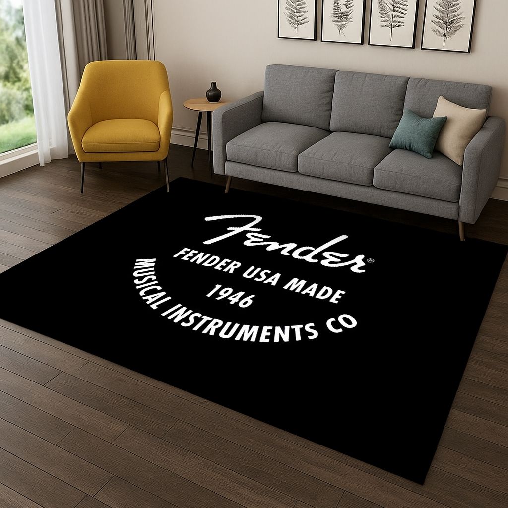 พรมลายโลโก้ดนตรีกีตาร์เบส 3 มิ - Musical Instrument Logo บทวิจารณ์และราคา