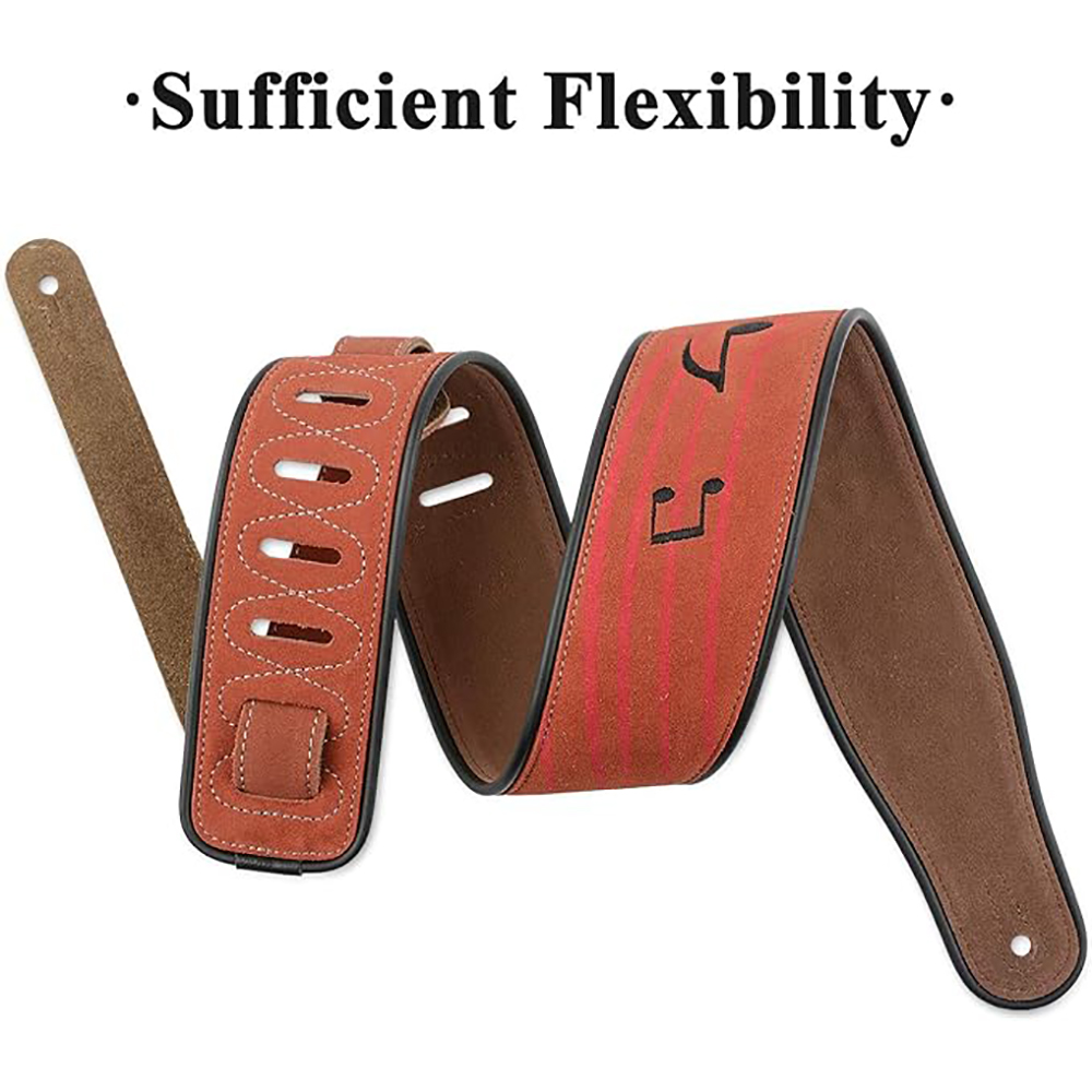สายสะพายกีตาร์หนังทนทาน สายสะพ - Musical Instrument Band บทวิจารณ์และราคา