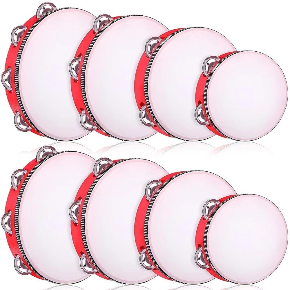 กลองมือถือขนาด 4/6/8/10 นิ้ว พ - Tambourine Hand Drum บทวิจารณ์และราคา