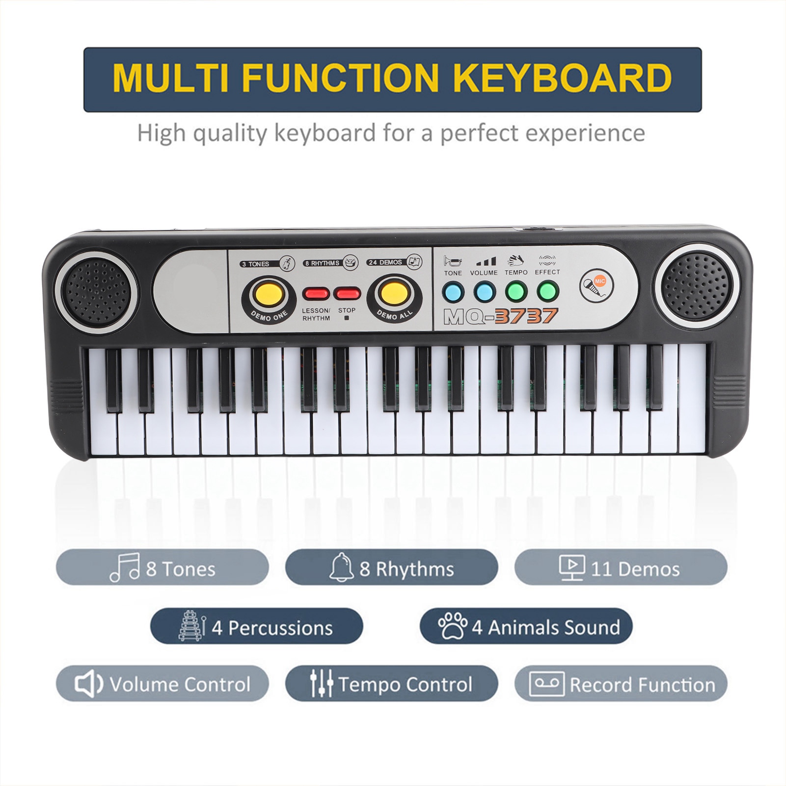 37 คีย์ คีย์บอร์ดไฟฟ้า ดิจิตอล - Musical Instrument Names บทวิจารณ์และราคา