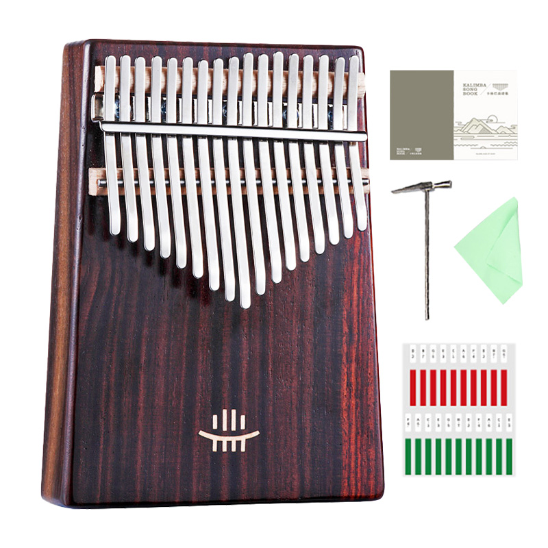 Hluru Kalimba 17คีย์, มีรู21คี - Musical Instrument Names บทวิจารณ์และราคา
