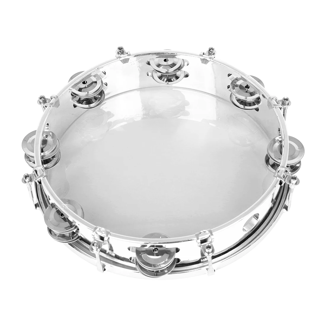แทมบูรีนเด็กขนาด 10 นิ้ว แบบสอ - Tambourine Hand Drum บทวิจารณ์และราคา
