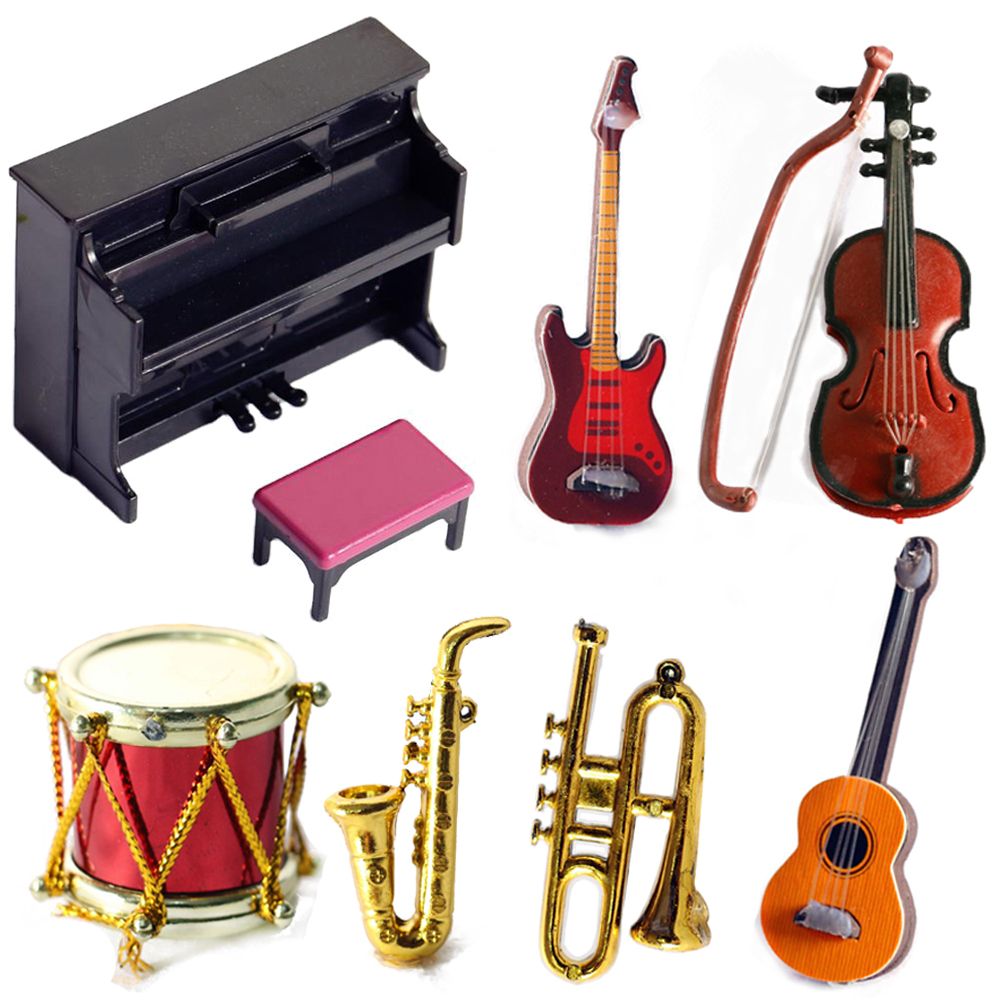 Miniature ตุ๊กตาเครื่องดนตรี 1 - Musical Instrument Names บทวิจารณ์และราคา
