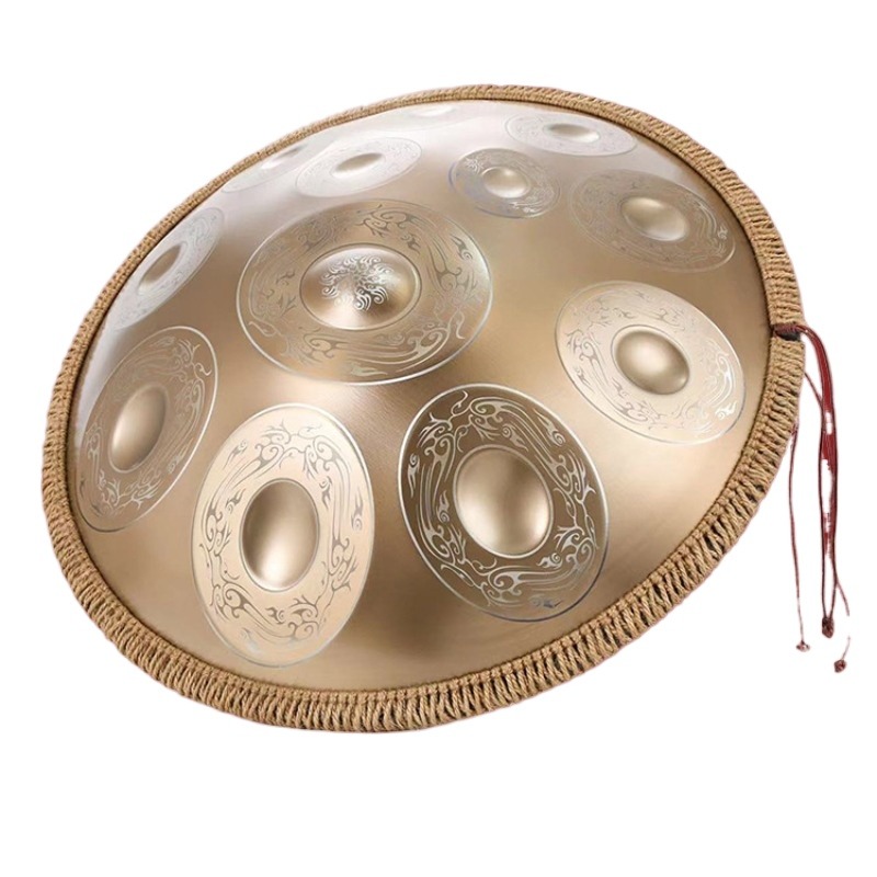 18 นิ้วสแตนเลส HandPan G Key D - Musical Instrument Percussion บทวิจารณ์และราคา