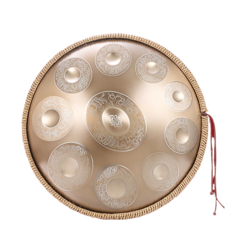 18 นิ้วสแตนเลส HandPan G Key D - Musical Instrument Percussion บทวิจารณ์และราคา