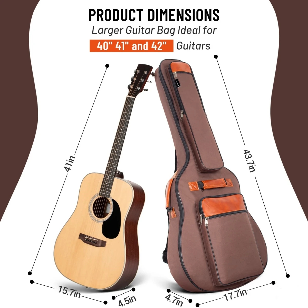 กระเป๋ากีตาร์อะคูสติกกันน้ำมิว - Musical Instrument Band บทวิจารณ์และราคา