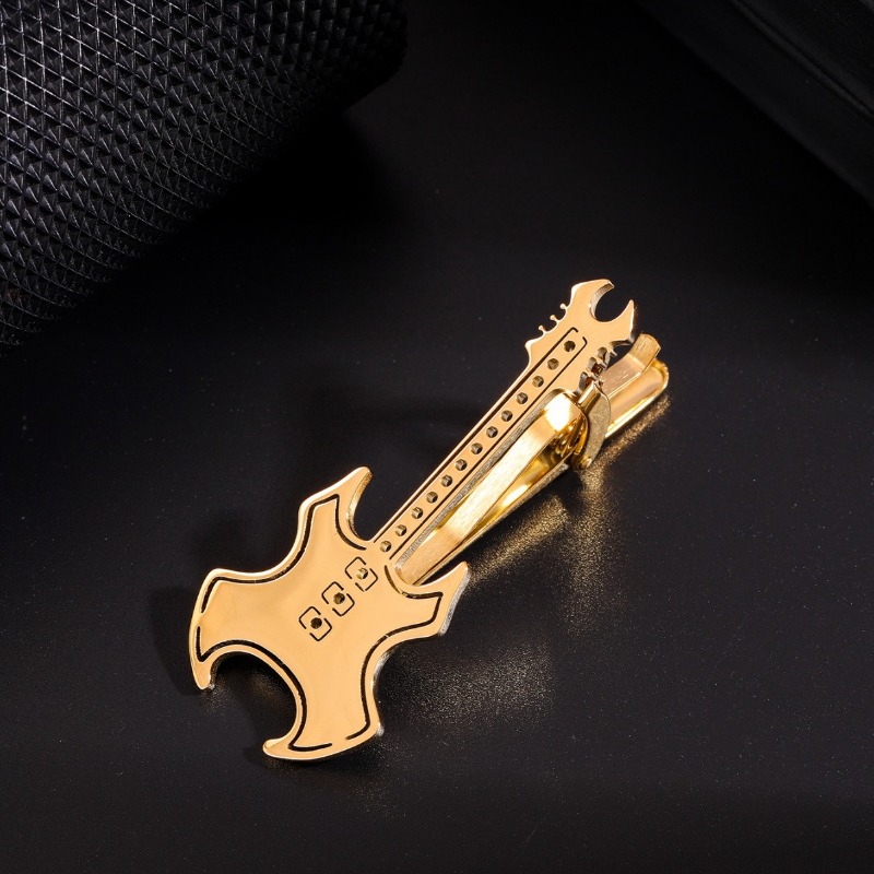 คลิปหนีบเนคไทรูปกีตาร์ฮิปฮอปพั - Musical Instrument Ending In A บทวิจารณ์และราคา