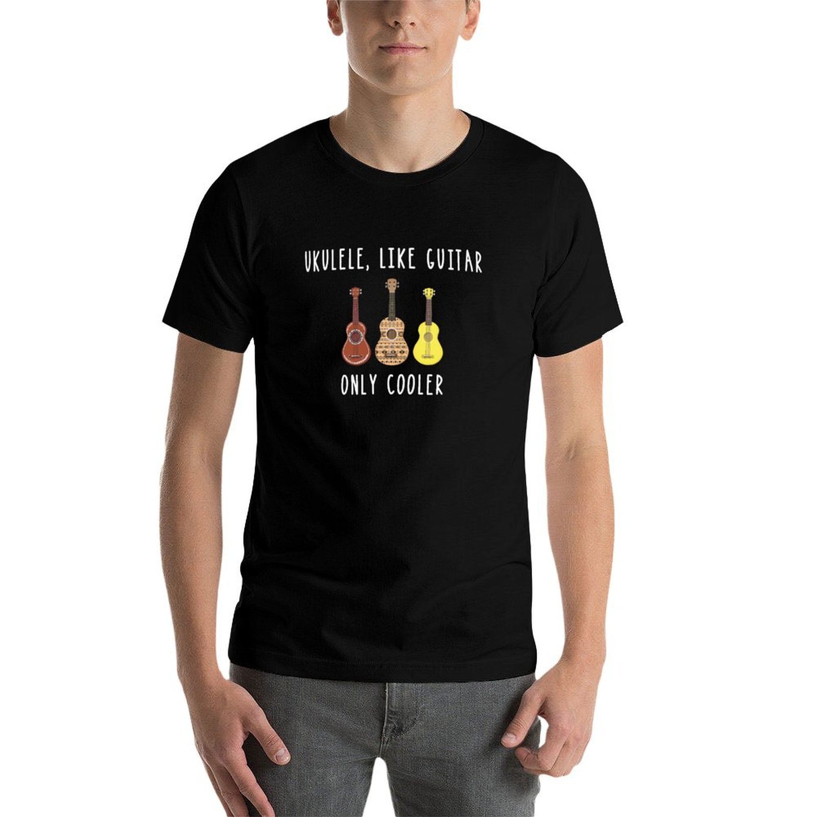 เสื้อยืดลายอูคูเลเล่ เครื่องดน - Musical Instrument Like Guitar บทวิจารณ์และราคา