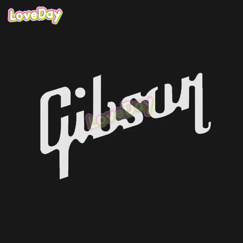 Gibson โลโก้สติกเกอร์รูปลอกไวน - Musical Instrument Logo บทวิจารณ์และราคา