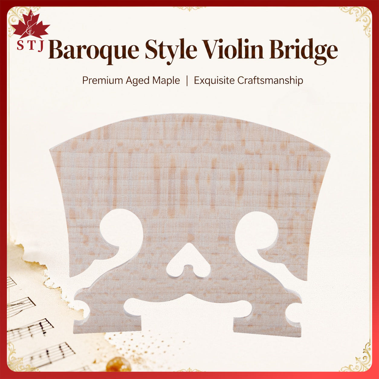 สะพานไวโอลิน 4 ชิ้น ขนาด 4/4 ส - Musical Instrument Cello บทวิจารณ์และราคา
