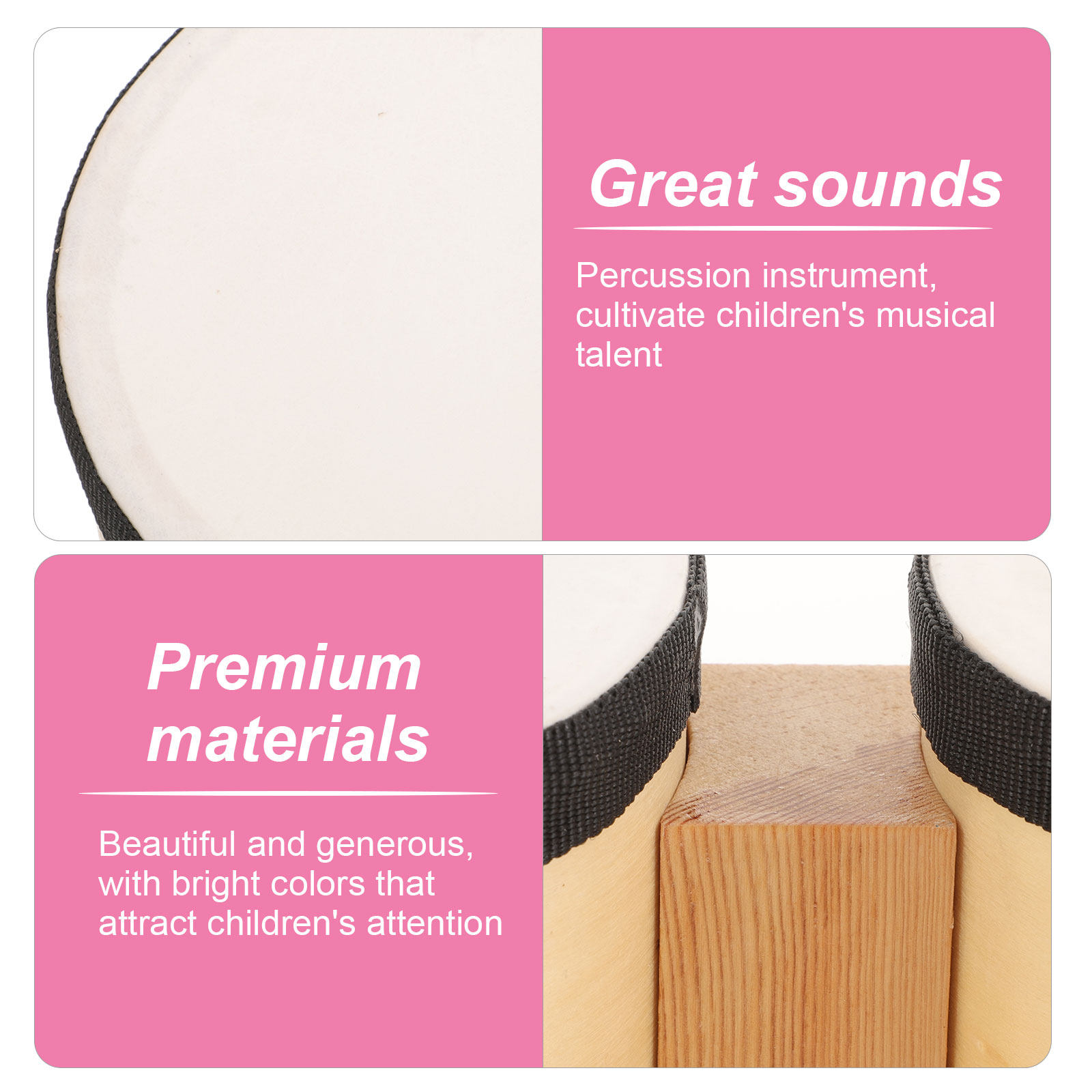 กลอง เครื่องดนตรีประเภทตีทำจาก - Musical Instrument Percussion บทวิจารณ์และราคา