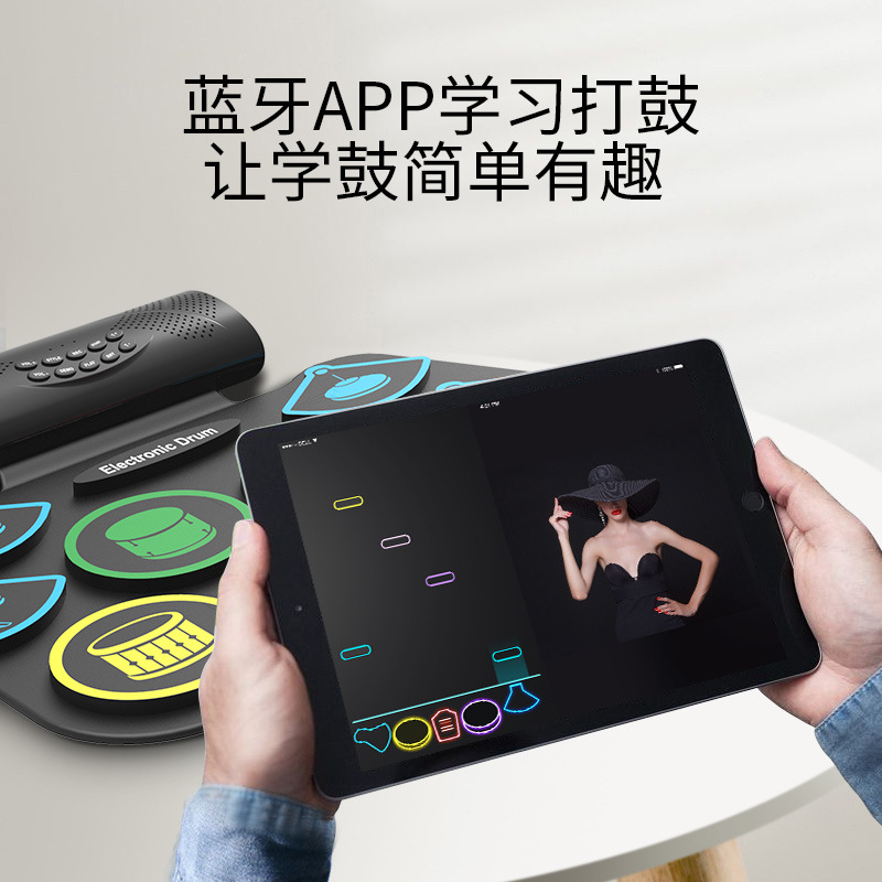 MD862MC กลองไฟฟ้าแบบม้วนได้สำห - Musical Instrument Percussion บทวิจารณ์และราคา