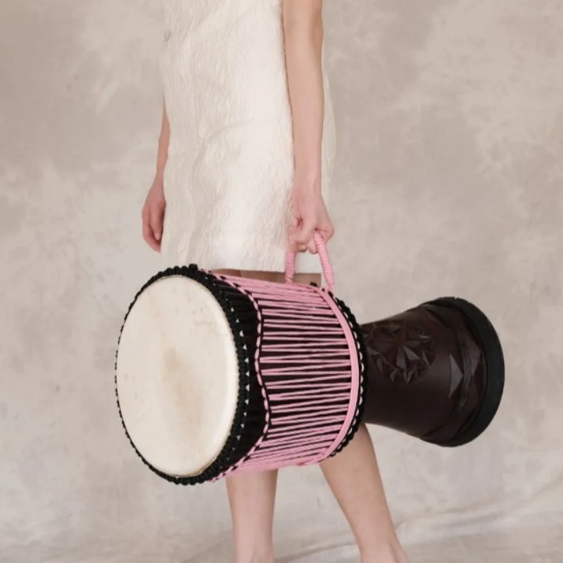 12 นิ้ว Djembe Mahogany กลองแอ - Musical Instrument Percussion บทวิจารณ์และราคา
