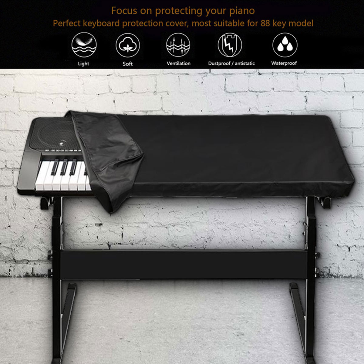 ที่คลุมเปียโนอิเล็กทรอนิกส์61/ - Musical Instrument Names บทวิจารณ์และราคา