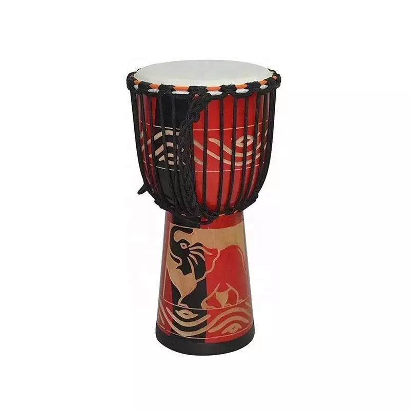 กลองเจมเบ้แอฟริกันขนาด 12 นิ้ว - Musical Instrument Logo บทวิจารณ์และราคา