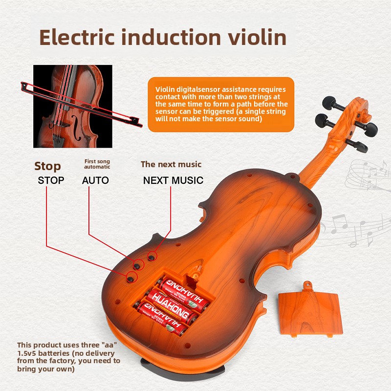 อะคูสติกไวโอลินของเล่นปรับสตริ - Musical Instrument Names บทวิจารณ์และราคา