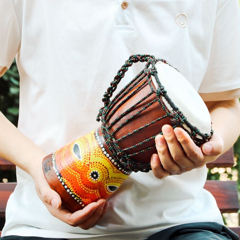 กลองแอฟริกันขนาดเล็กสำหรับเด็ก - Musical Instrument Percussion บทวิจารณ์และราคา