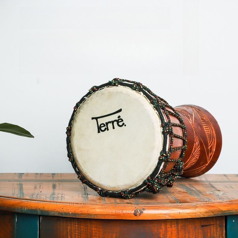 กลองแอฟริกันขนาดเล็กสำหรับเด็ก - Musical Instrument Percussion บทวิจารณ์และราคา