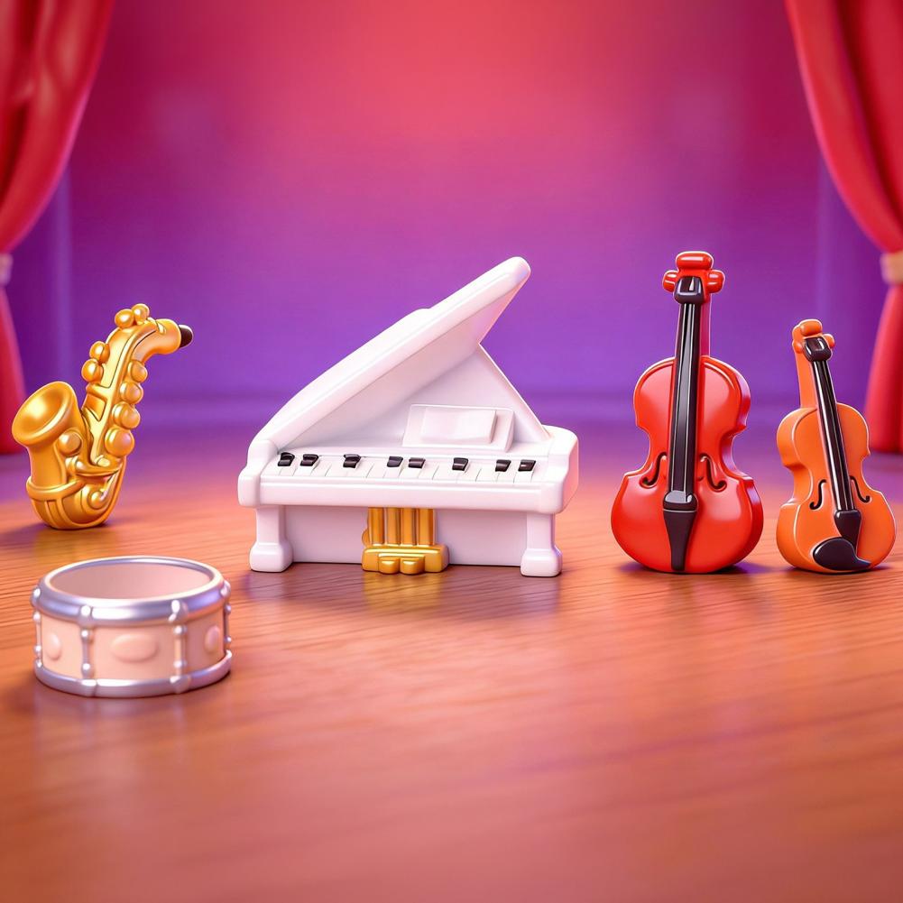 ชุดเครื่องดนตรีจิ๋วสำหรับบ้านต - Musical Instrument Names บทวิจารณ์และราคา