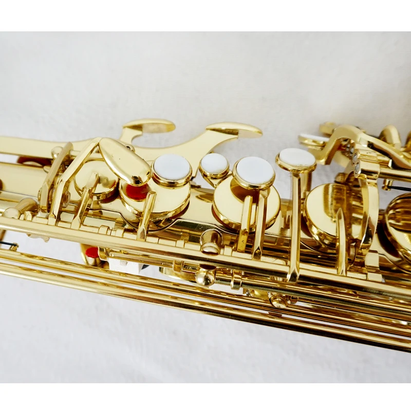 แซกโซโฟนอัลโตสีแดงระดับมืออาชี - Musical Instrument Logo บทวิจารณ์และราคา