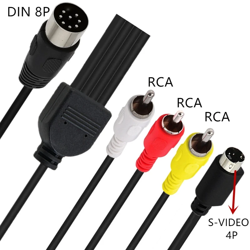 Din 8 Pin to S-video 4P Male 3 - Musical Instrument Videos บทวิจารณ์และราคา