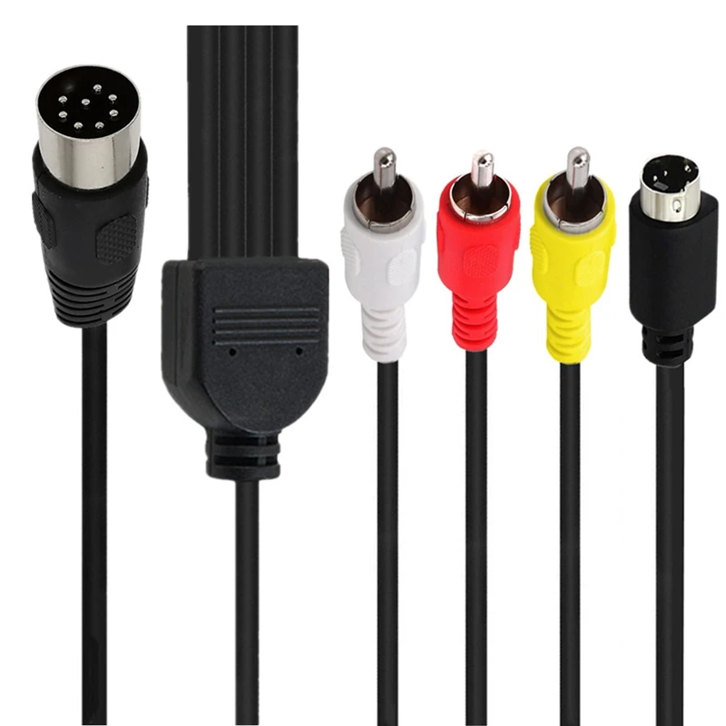 Din 8 Pin to S-video 4P Male 3 - Musical Instrument Videos บทวิจารณ์และราคา