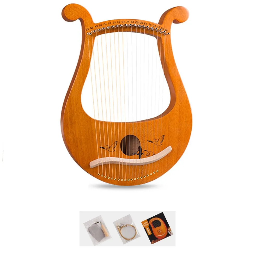 ลีร์ฮาร์ปคุณภาพสูง 19 สาย ทำจา - Musical Instrument Names บทวิจารณ์และราคา