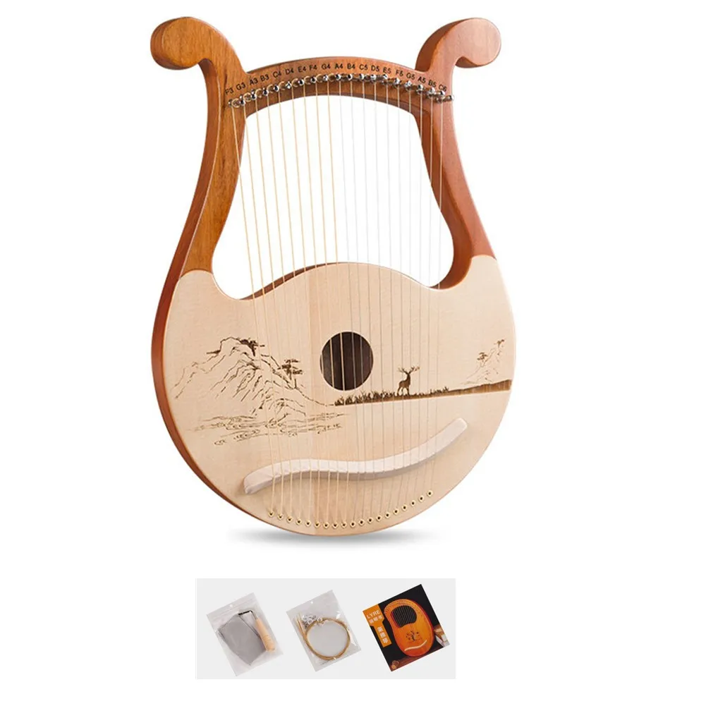 ลีร์ฮาร์ปคุณภาพสูง 19 สาย ทำจา - Musical Instrument Names บทวิจารณ์และราคา