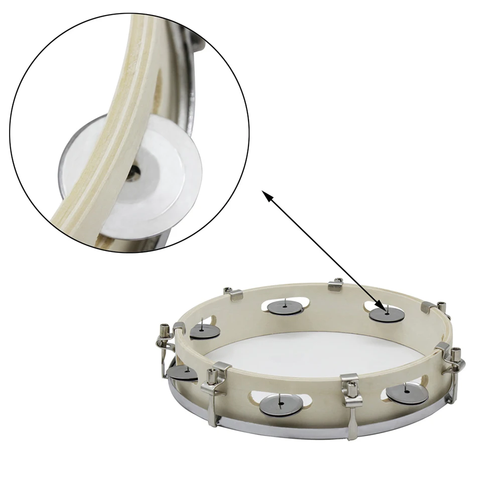 Slade กลอง10นิ้วปรับได้ไม้ทึบถ - Tambourine Hand Drum บทวิจารณ์และราคา