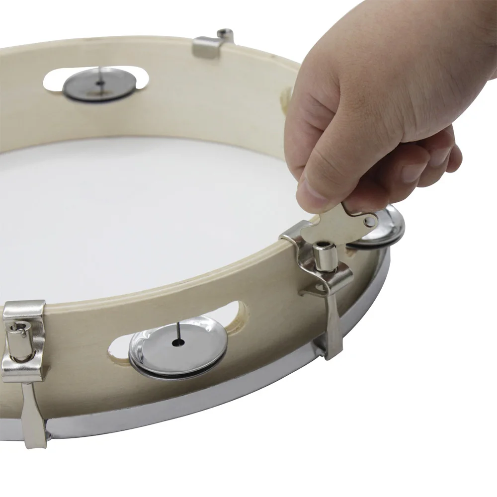 Slade กลอง10นิ้วปรับได้ไม้ทึบถ - Tambourine Hand Drum บทวิจารณ์และราคา